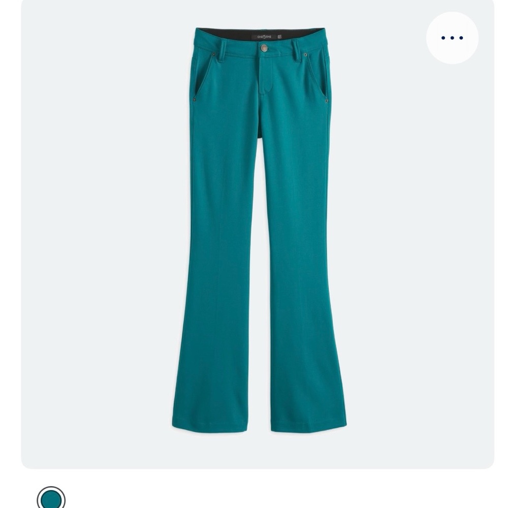 Women’s Teal Flared Pants